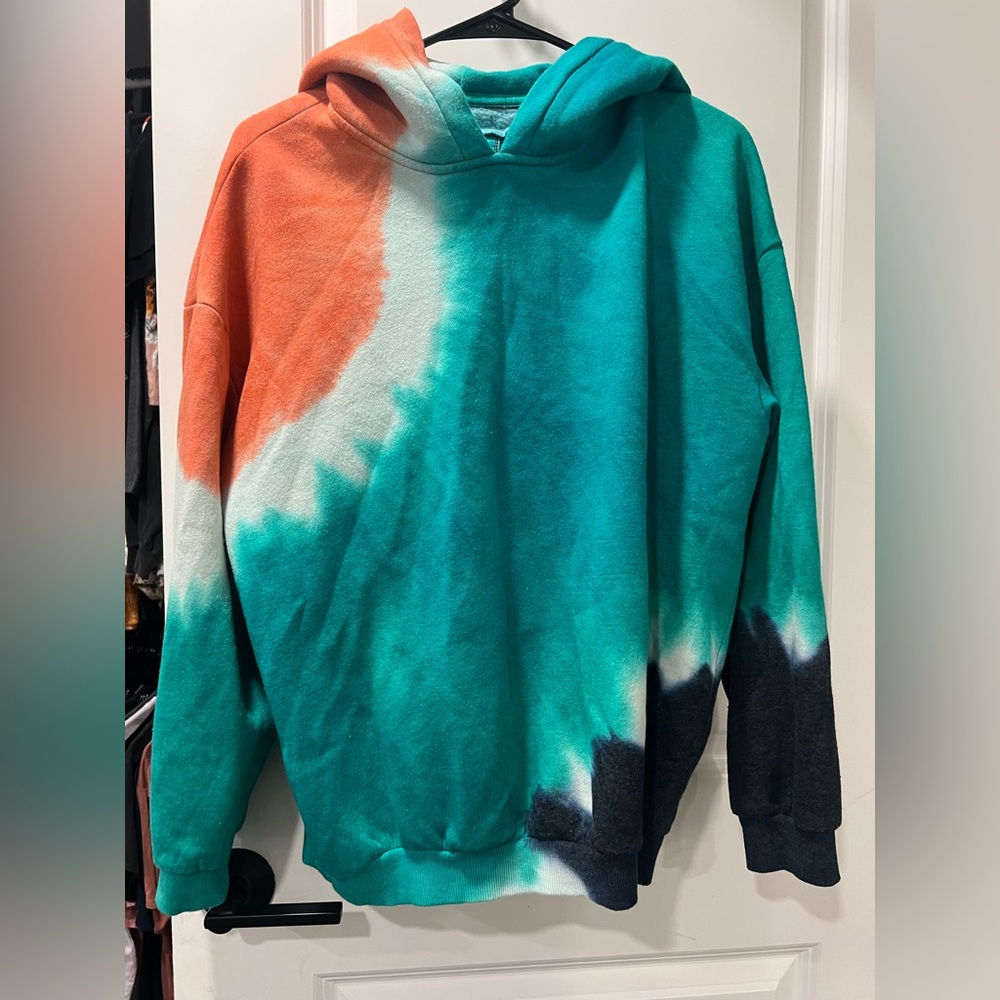 Tie dye sweatshirt.